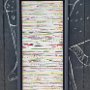 Coloured lines 46 2025, 80x20,  Acryl-Lack auf LW (+R), € 650